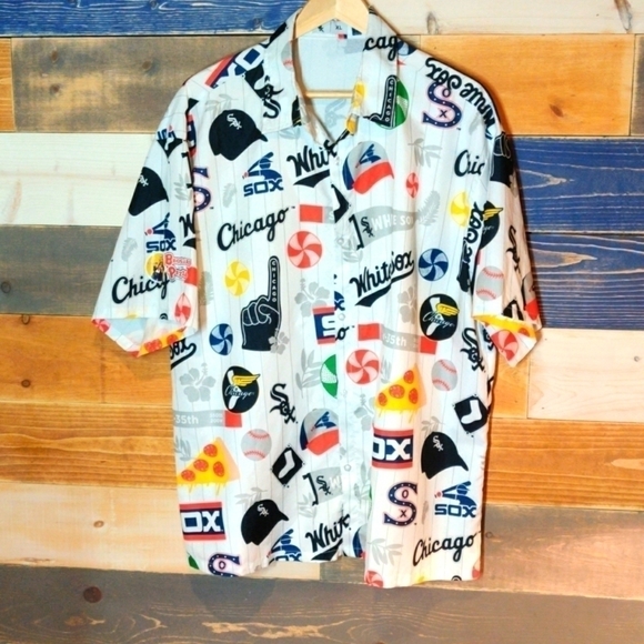White Sox Shirt XL button down Hawaiian - Picture 1 of 5
